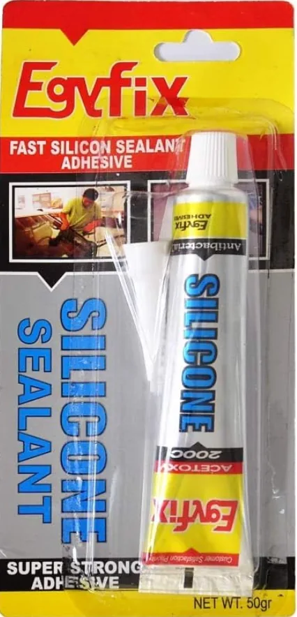 Egyfix Fast Silicone Sealant Adhesive Card - 50 g